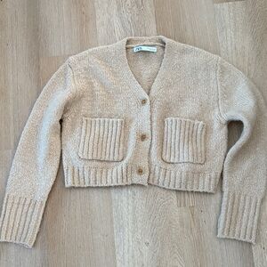 Zara Women's Beige Cardigan